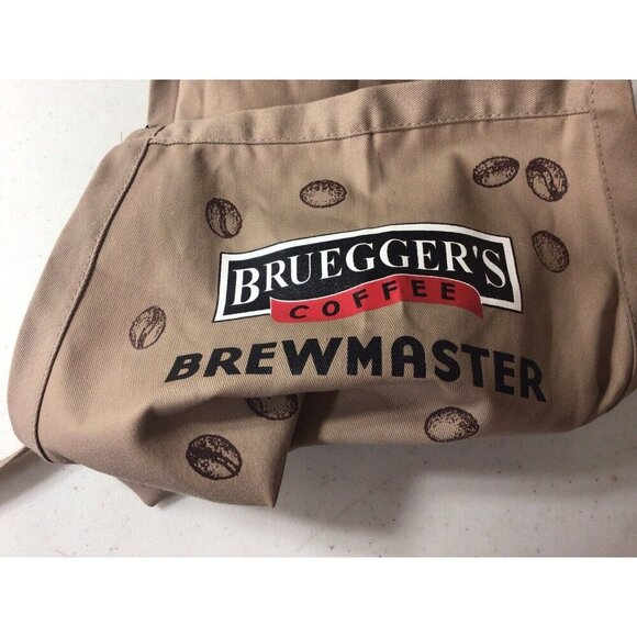 Brueggers Coffee Apron Adjustable Neck Tie Back New - Picture 3 of 4